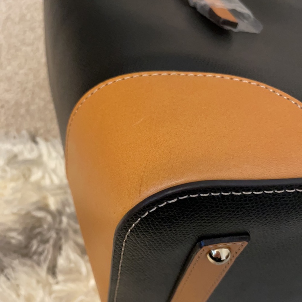Dooney & Burke Dover Tote bag black and cognac - Picture 10 of 11